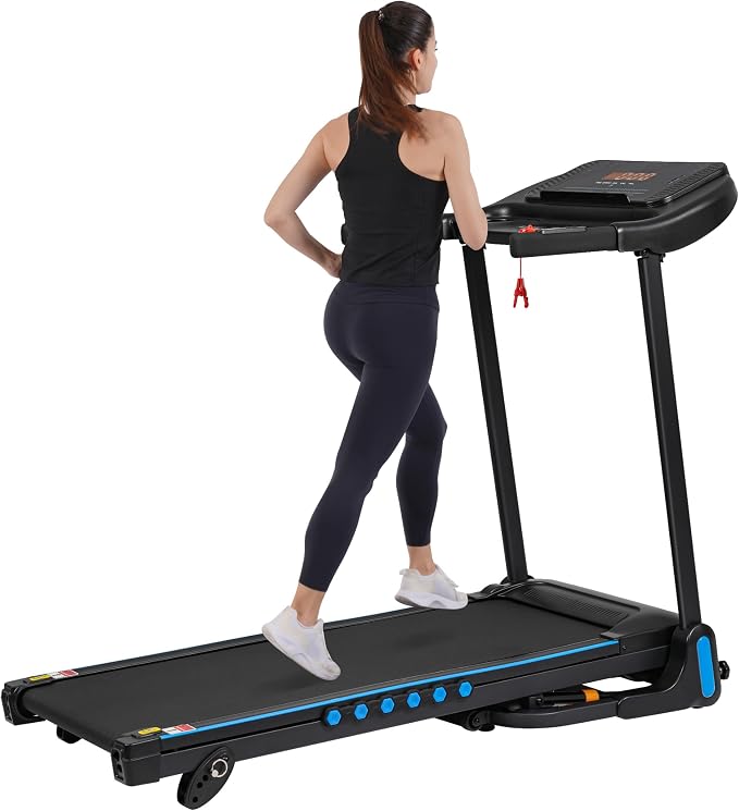 Incline Treadmill for Home 3.0 HP Quiet Motor 350lb Capacity Black 78055