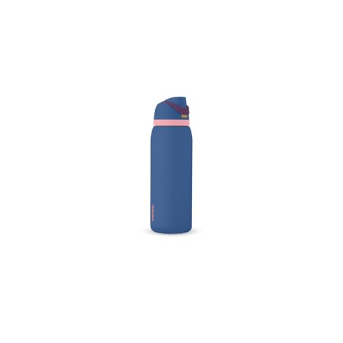 Owala FreeSip Insulated Stainless Steel Water Bottle with Straw 24oz Denim
