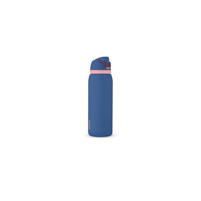 Owala FreeSip Insulated Stainless Steel Water Bottle with Straw 24oz Denim