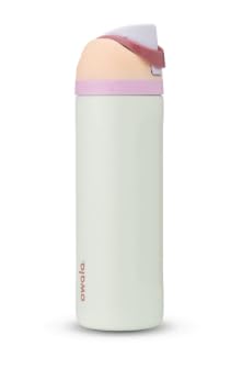 Owala FreeSip Insulated Stainless Steel Water Bottle with Straw 24oz Peachy Keen