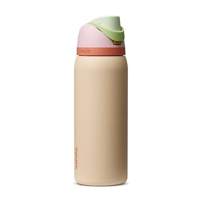 Owala FreeSip Insulated Stainless Steel Water Bottle with Straw 32oz Boneyard