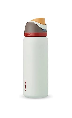 Owala FreeSip Insulated Stainless Steel Water Bottle with Straw 24oz Peachy Keen