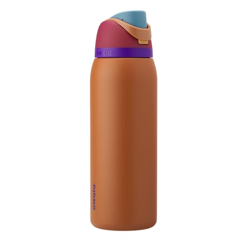 Owala FreeSip Insulated Stainless Steel Water Bottle with Straw 32oz Boneyard