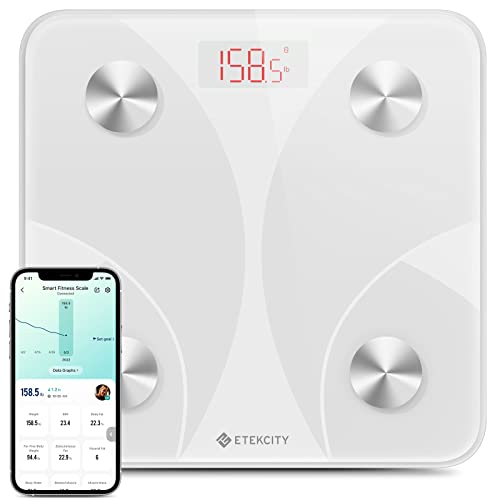 Smart Scale for Body Weight Digital Bathroom Weighing Machine with BMI