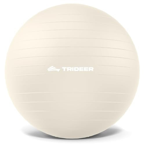 Yoga Ball for Exercise Pilates Core Training Stability 26in Black