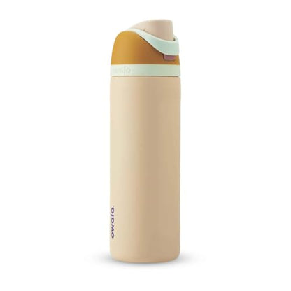 Owala FreeSip Insulated Stainless Steel Water Bottle with Straw 24oz Peachy Keen