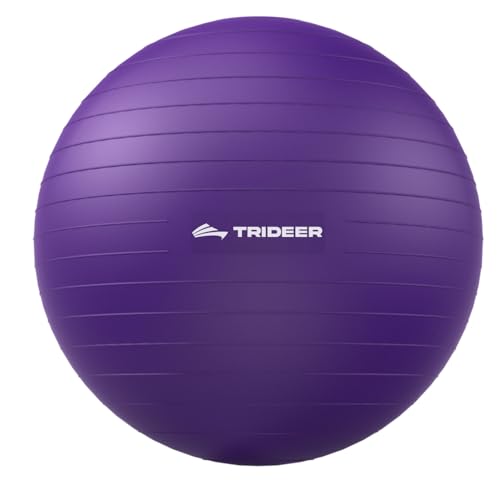 Yoga Ball for Exercise Pilates Core Training Stability 26in Black