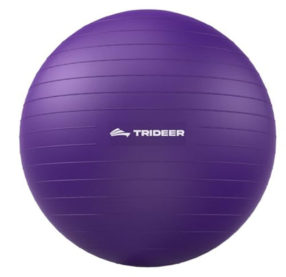Yoga Ball for Exercise Pilates Core Training Stability 26in Black