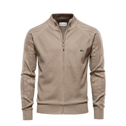 LC Pull Zippé Texturé Homme