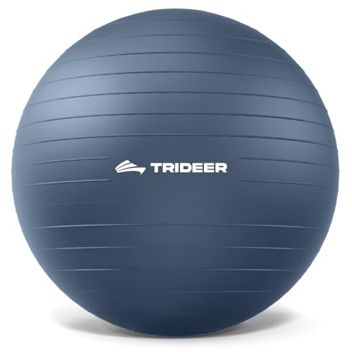 Yoga Ball for Exercise Pilates Core Training Stability 26in Black