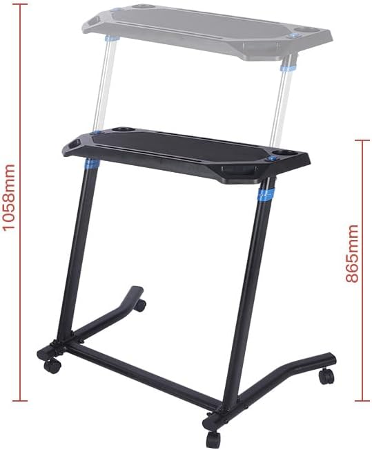 Mobile Foldable Multi-Functional Bike Trainer and Treadmill Desk Black-03 TY-DNJ003