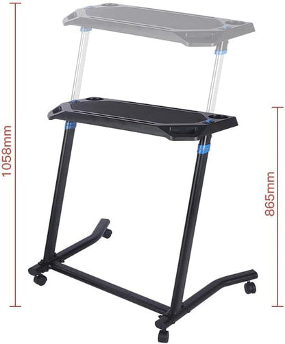 Mobile Foldable Multi-Functional Bike Trainer and Treadmill Desk Black-03 TY-DNJ003