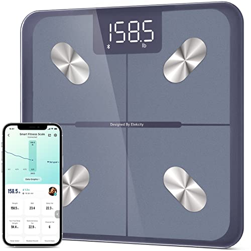 Smart Scale for Body Weight Digital Bathroom Weighing Machine with BMI