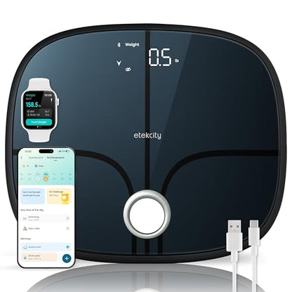 Smart Scale for Body Weight Digital Bathroom Weighing Machine with BMI