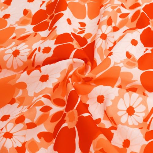 GRACE KARIN Women's Floral Boho Maxi Dress Square Neck Sleeveless