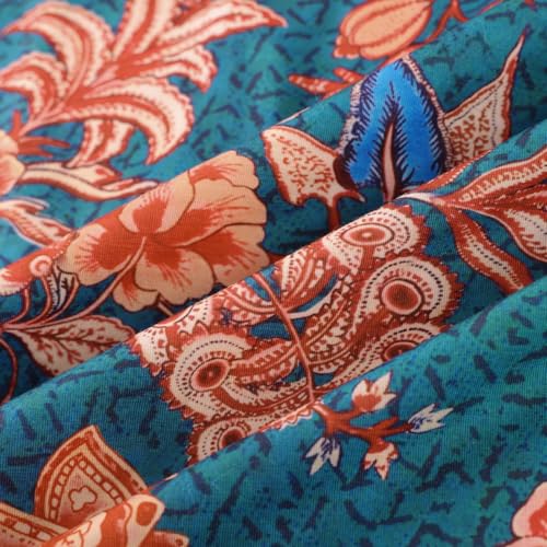 GRACE KARIN Smocked Floral Maxi Dress Boho Sleeveless Beach Sundress