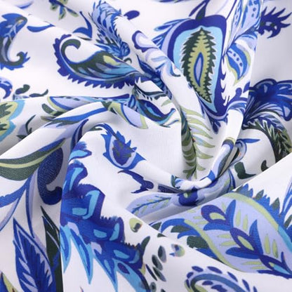 GRACE KARIN Women's Floral Boho Maxi Dress Square Neck Sleeveless