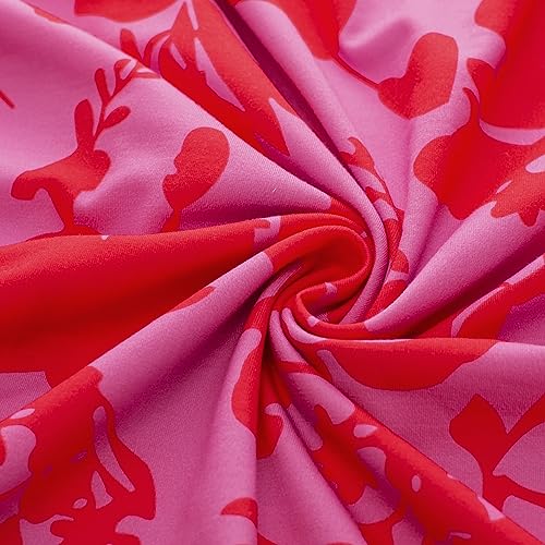 GRACE KARIN Smocked Floral Maxi Dress Boho Sleeveless Beach Sundress