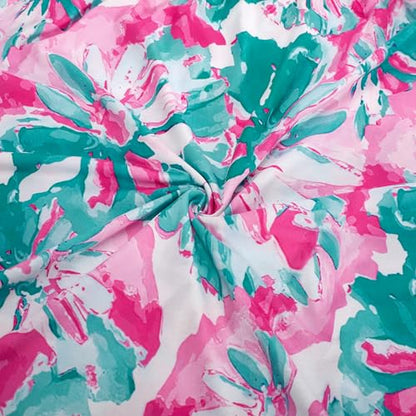 GRACE KARIN Smocked Floral Maxi Dress Boho Sleeveless Beach Sundress