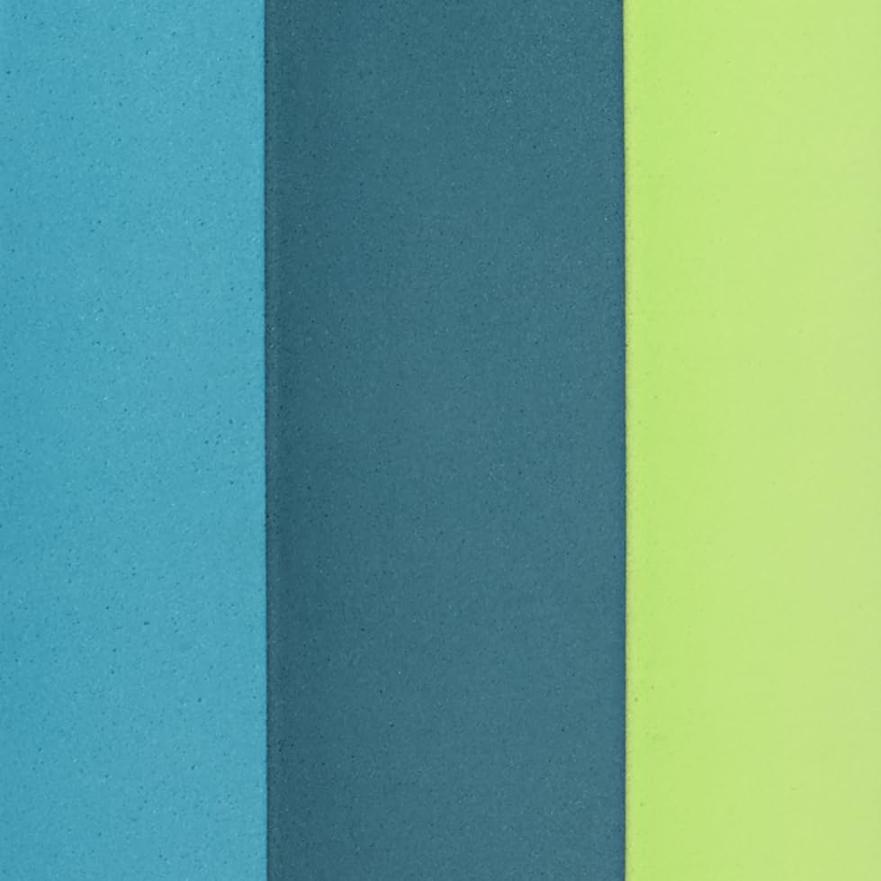 Supportive Latex-Free Eva Foam Yoga Block 2-Pack Grey