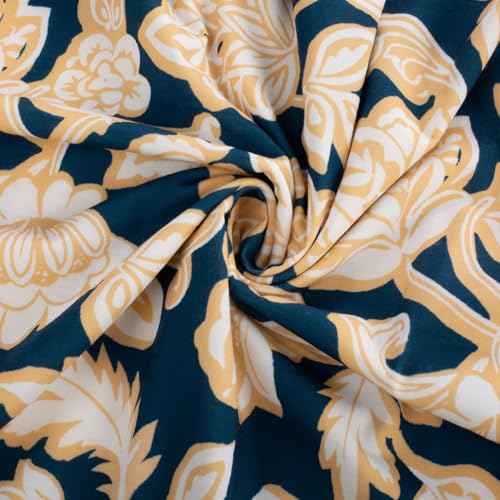 GRACE KARIN Smocked Floral Maxi Dress Boho Sleeveless Beach Sundress