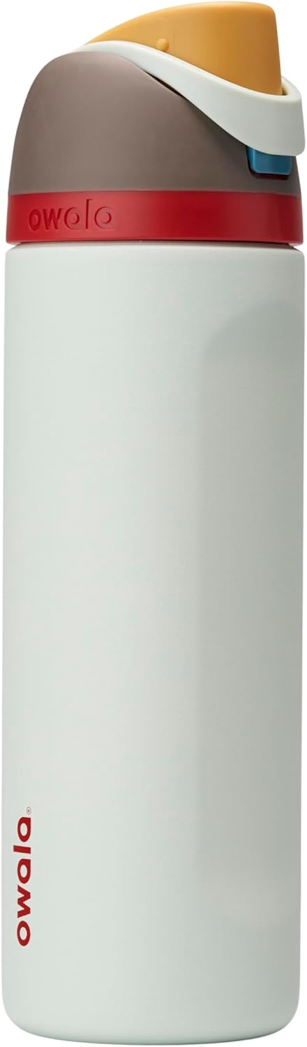 Owala FreeSip Insulated Stainless Steel Water Bottle with Straw 32oz Boneyard