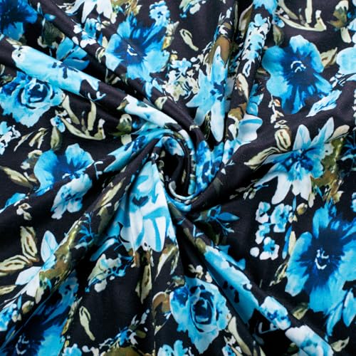 GRACE KARIN Smocked Floral Maxi Dress Boho Sleeveless Beach Sundress