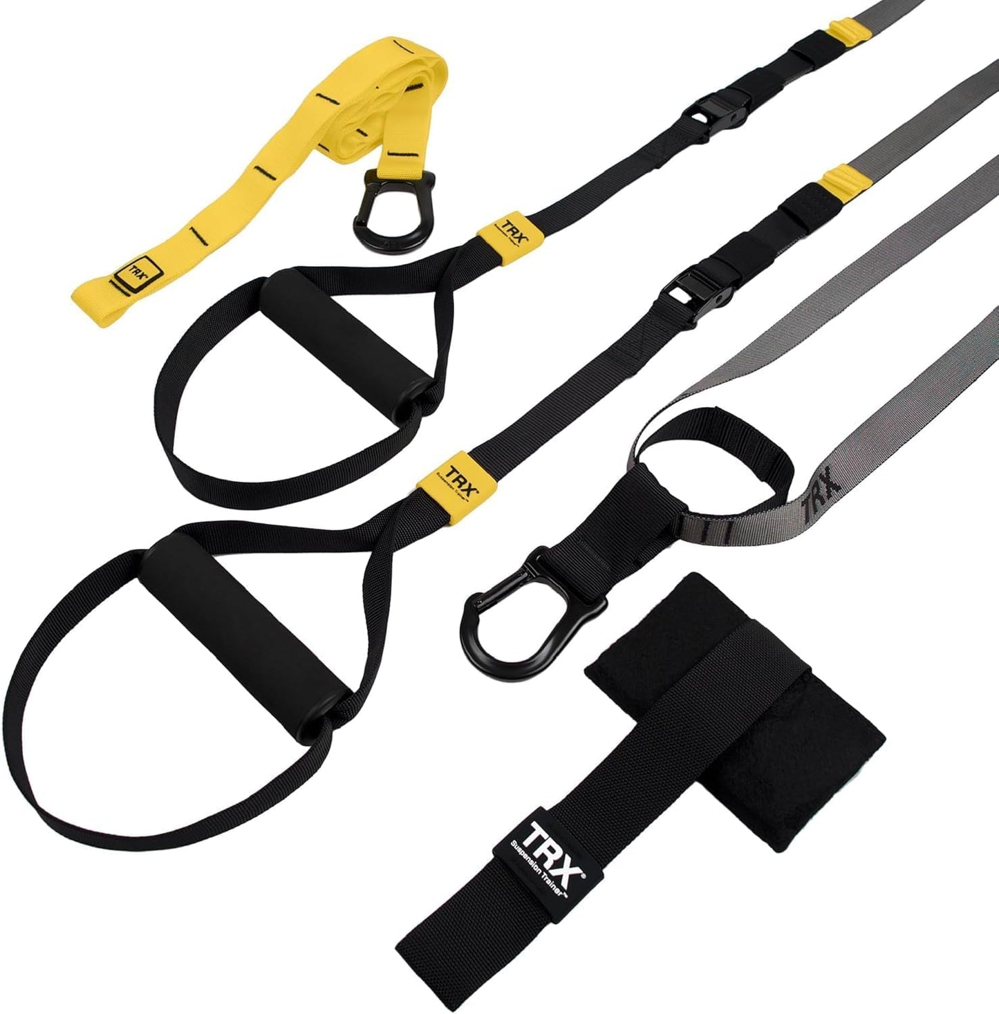 GO Suspension Trainer Portable Home Gym Strength Training Equipment Grey