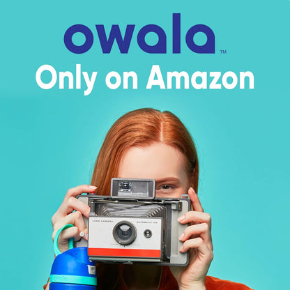 Owala FreeSip Insulated Stainless Steel Water Bottle with Straw 24oz Denim