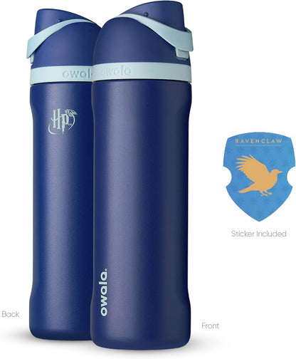 Owala FreeSip Insulated Stainless Steel Water Bottle with Straw 24 Oz Ravenclaw