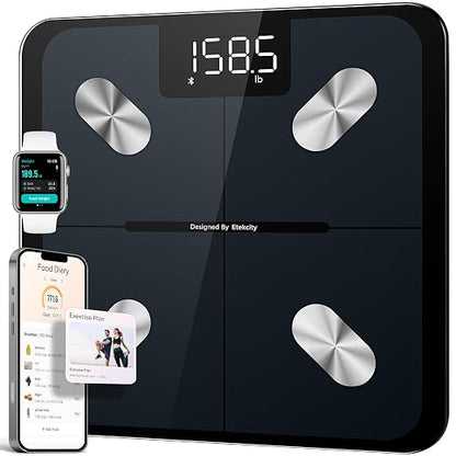 Smart Scale for Body Weight Digital Bathroom Weighing Machine with BMI
