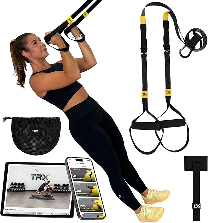 GO Suspension Trainer Portable Home Gym Strength Training Equipment Grey