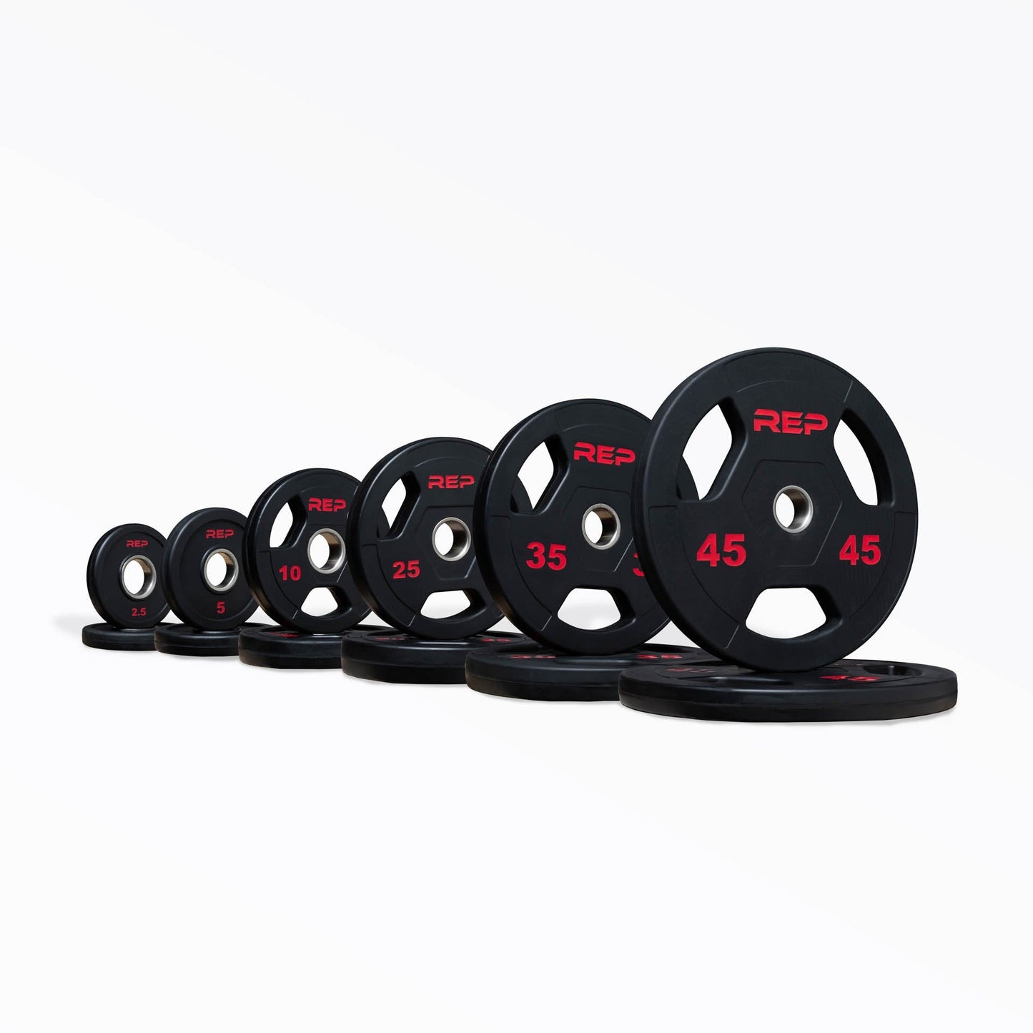 Rubber Coated Olympic Plates